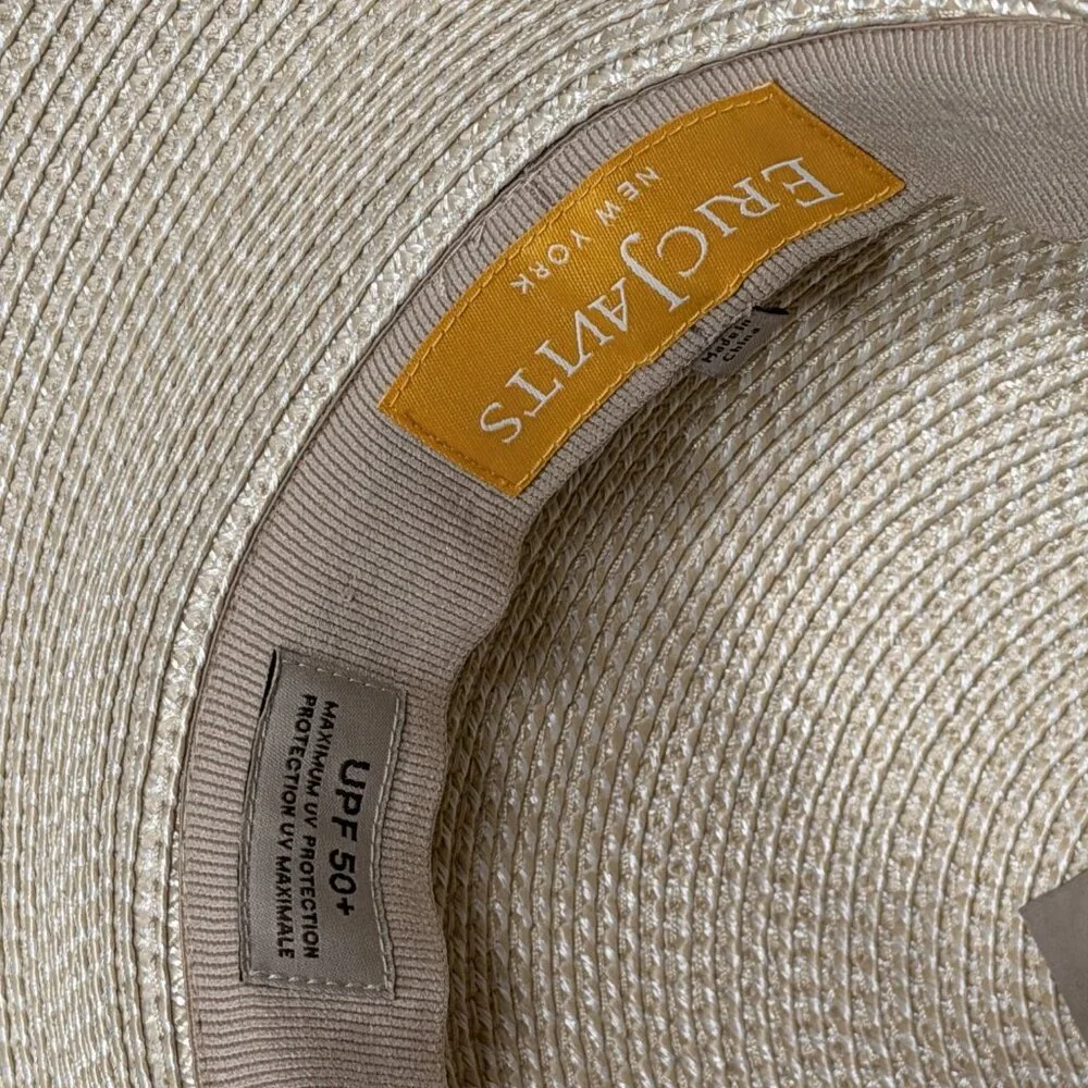 Eric Javits Hampton Squishee Sun Hat – Cream - Picture 9 of 11